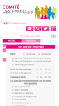 Mobile Screenshot of comitedesfamilles.net